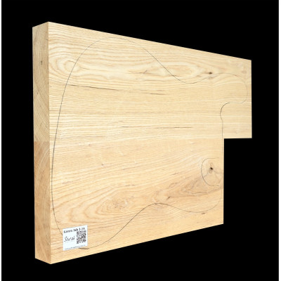 Americký jaseň Gitarové drevo AG 14 - 550/440 x 365 x 46 mm